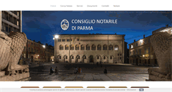 Desktop Screenshot of consiglionotarileparma.org